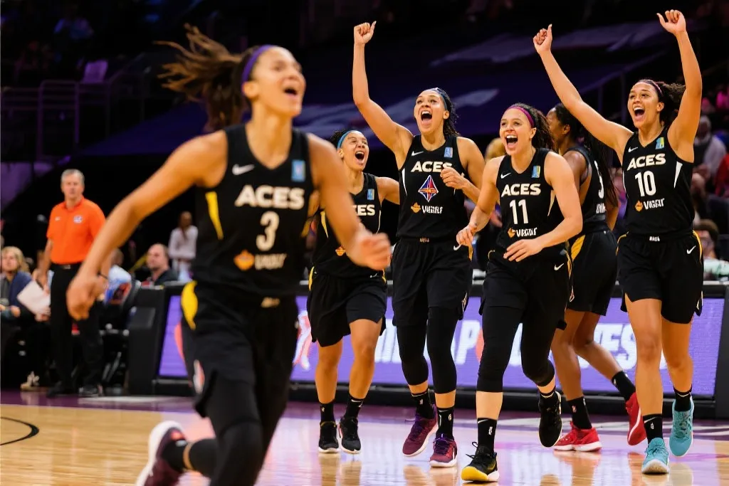 沙漠篮球风暴：拉斯维加斯王牌队的不败神话与冠军之心